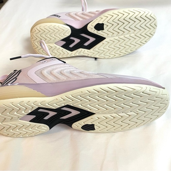 K-Swiss women’s ULTRASHOT 3 ORCHID ICE/BLANC DE BLANC/BLACK sneakers NIB sz 10 - Picture 7 of 8